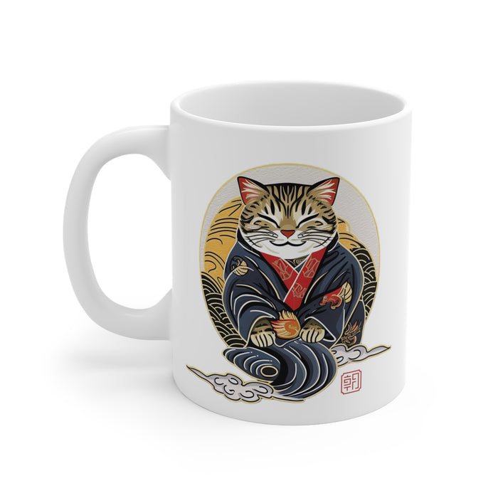 Kimono Cat Mug 11oz