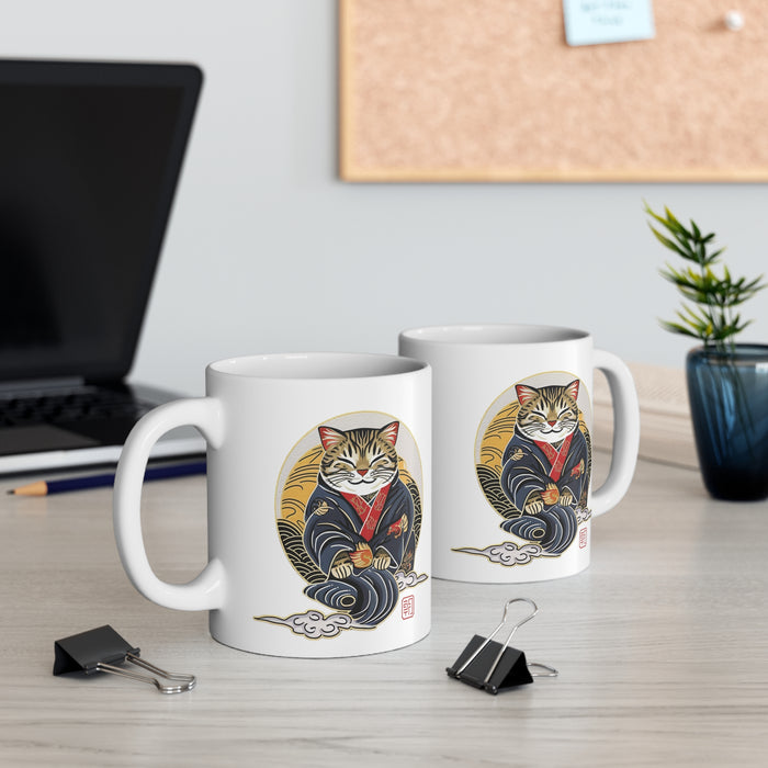 Kimono Cat Mug 11oz